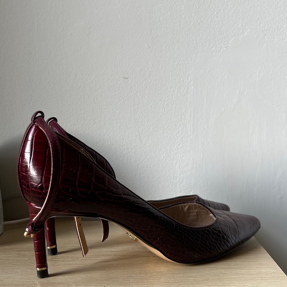 Massing Dutti Crocodile Leather D’Orsay Pumps - Picture 4 of 6